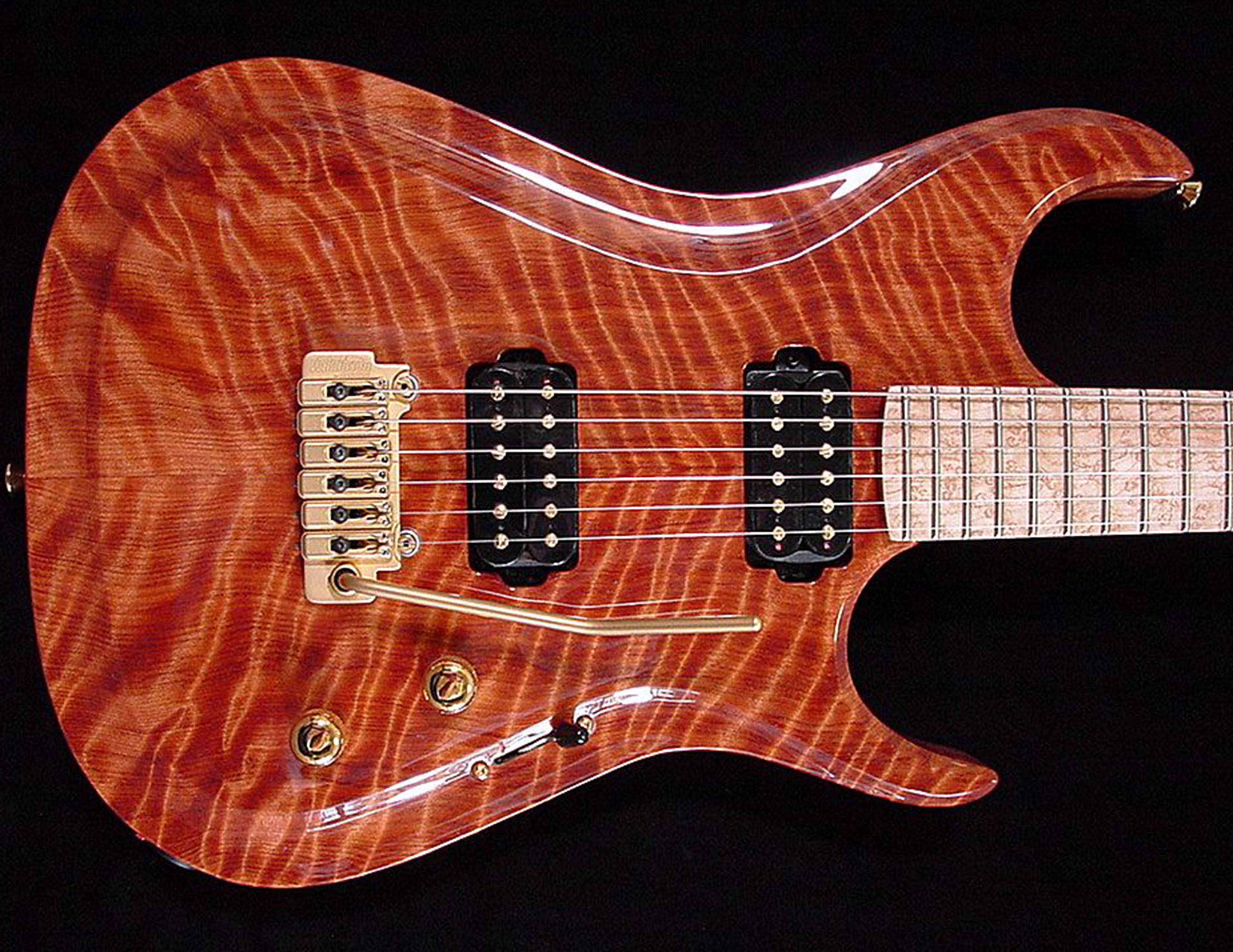 red wood guitar